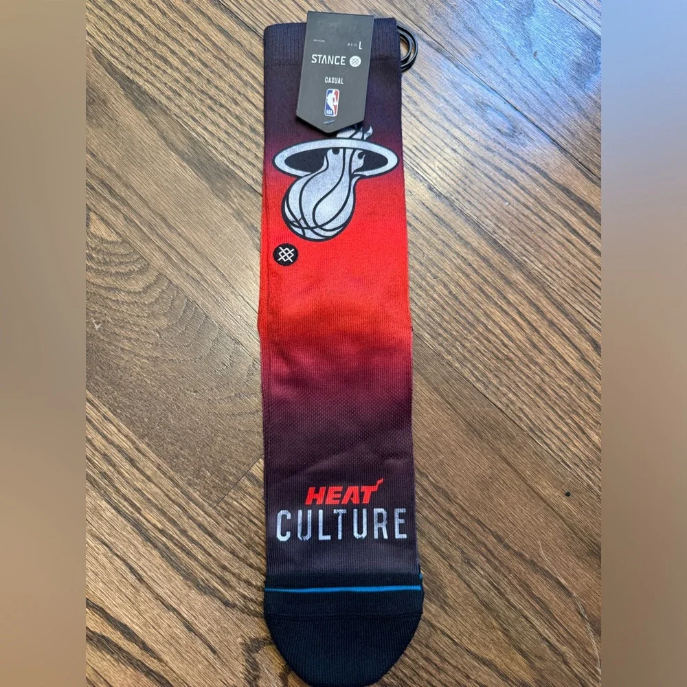 Stance Miami Heat City Edition Crew Socks – NWT